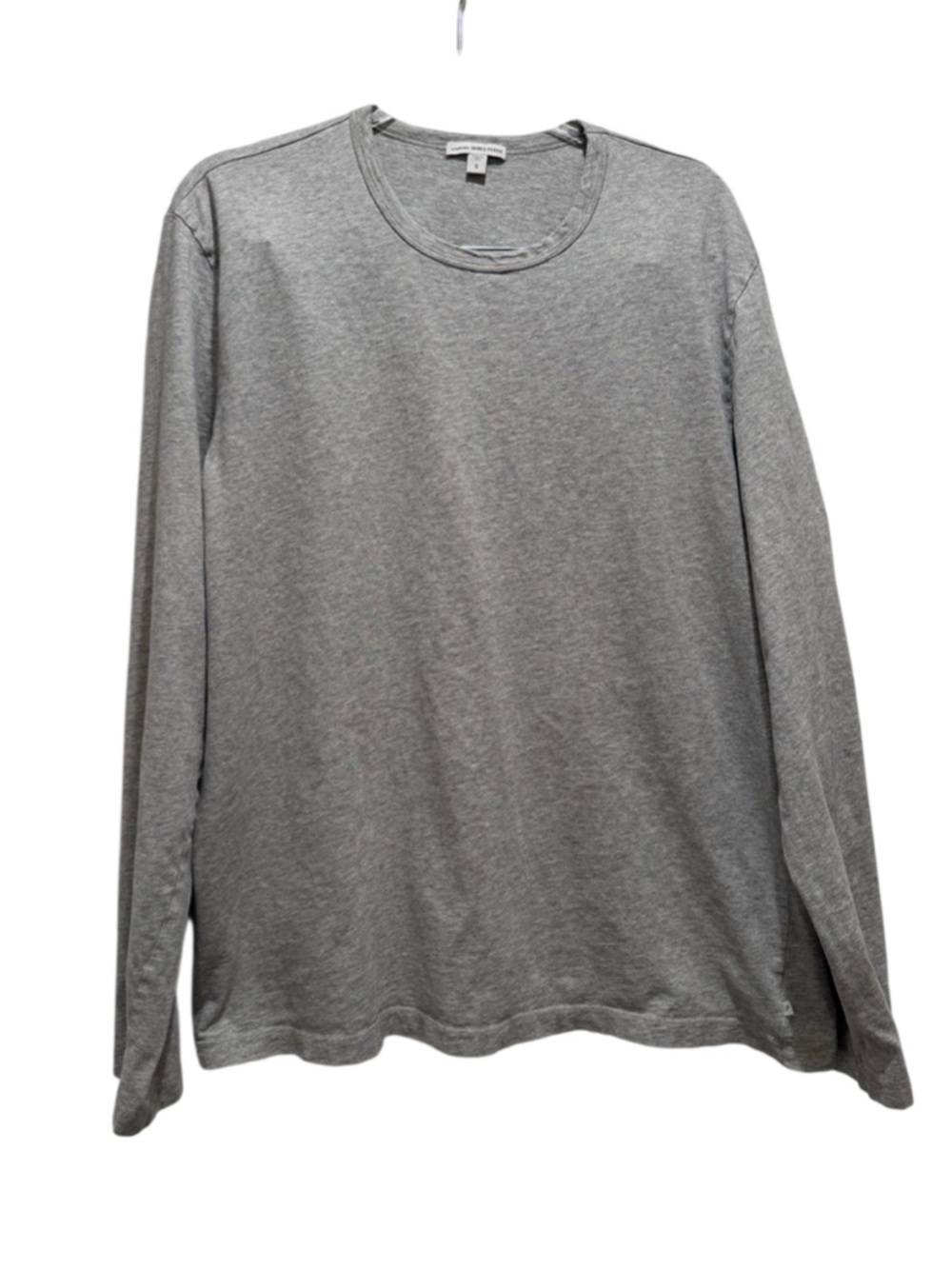 James Perse Blue Long Sleeve Tee Classic Crew